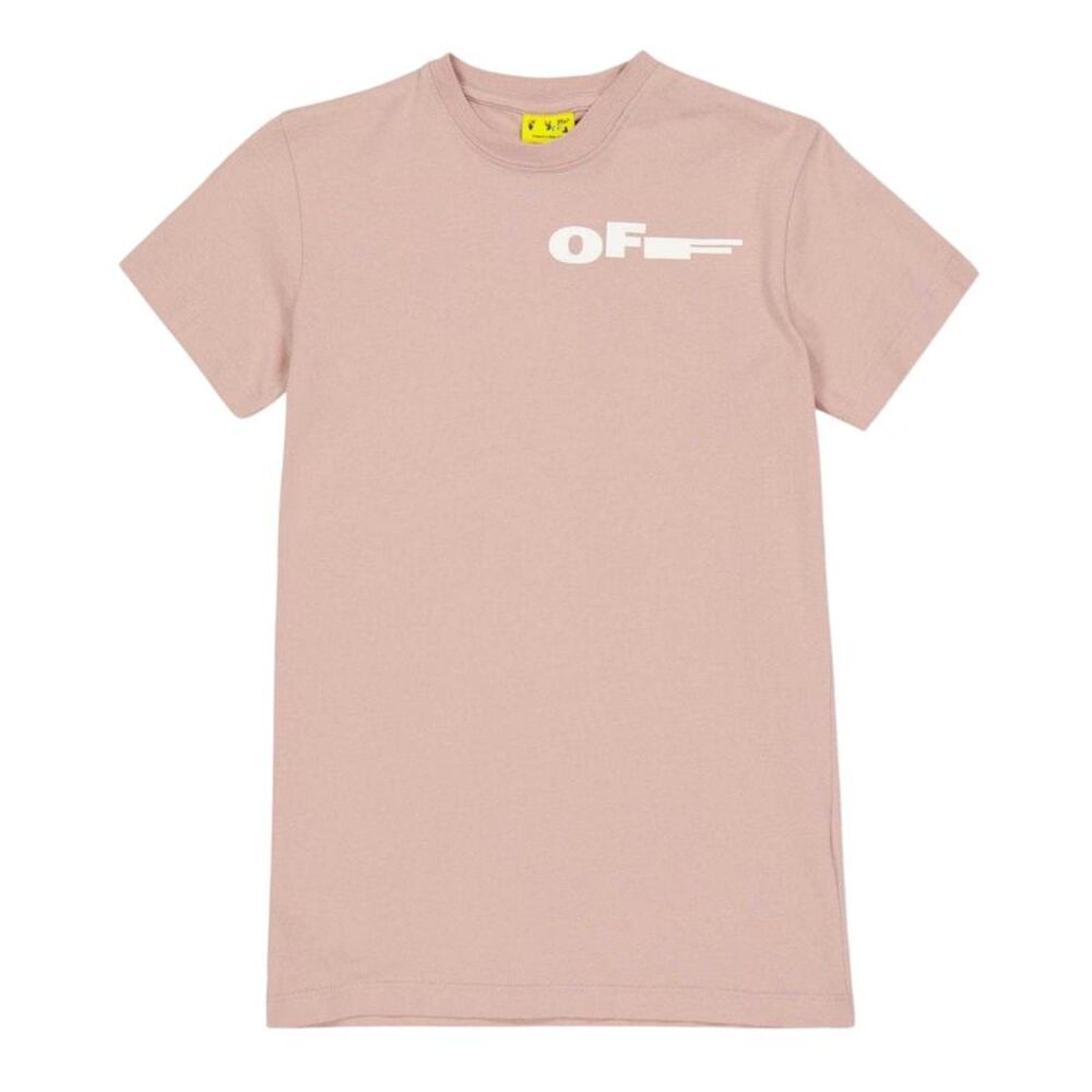 Off-White Childrens/Kids Logo T-Shirt / Pink